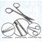A2Z Scilab Lab Scissors 4.5 inches Sharp/Blunt Curved Blades, Stainless Steel A2Z-ZR-108S - alternate 3