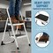 Wrightmaster 2-Step Lightweight Steel Step Stool, 7 ft. Reach with Non-Marring Feet, 330 lbs. Capacity Zoro1172G-B - alternate 6