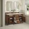 James Martin Vanities Lorelai 60" Double Vanity, Mid-Century Walnut, w/ 3 CM Tajnar Eclos Top 424-V60D-WLT-3TJR - alternate 7