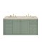 James Martin Vanities Chicago 60" Double Vanity, Smokey Celadon, w/ 3 CM Tajnar Eclos Top 503-V60D-SC-3TJR - alternate 4