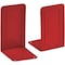 Acrimet Steel Metal Bookends for Shelves, Heavy Duty, for Large books, Red, 2PK 292.8 - alternate 1