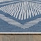 World Rug Gallery Contemporary Geometric Stripe Weather Resistant Reversible Indoor/Outdoor Rug 2 ft x 7 ft Blue WR109BLUE2X7 - alternate 5