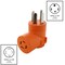 Ac Works Plug Adapter, L14-20R, 14-30P, 0 ft., Orange AD1430L1420 - alternate 5