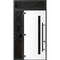 Vdomdoors Steel Door Dekton 0163 Ardesia Nero 96вЂќ/ Side and Top Exterior Window Sidelite Entry Door Painted DEKTON0163EXD-ARD-W36+14xH96+16-RH-I - alternate 3