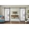 Sartodoors Double Barn Interior Door, 56" x 84", White PLANUM2102DB-GA-56 - alternate 1