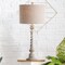 Jonathan Y Regent 33" Rustic Resin LED Table Lamp, White Wash JYL3031A - alternate 4
