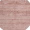 Homeroots 8' Blush And Mauve Round Medallion Washable Indoor Outdoor Area Rug 616102 - alternate 4