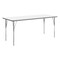 Flash Furniture Wren 72 in x 30 in Adjustable Height Activity Table, Thermal Laminate Top, Standard Legs, White XU-A3072-REC-WHT-T-A-GG - alternate 1