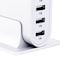 Trexonic 7.1 Amps 5 Port Universal USB Compact Charging Station in White Finish TRX-USB5700WHT - alternate 3
