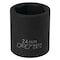 Performance Tool 1/2 In Dr. Impact Socket 24Mm Socket Imp 24Mm, M834 M834 - alternate 1