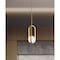 Afx Milan, 7'' LED Pendant, Light Antique Brass MLNP07LAJUDLB - alternate 4