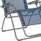 Homeroots 30" Blue and Gray Steel Outdoor Zero Gravity Chair with Blue Cushion 320649 - alternate 6