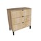 Homeroots 30" Natural Three Drawer Dresser 533810 - alternate 5