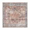 World Rug Gallery Traditional Distressed Machine Washable Area Rug 6 ft 6 in x 6 ft 6 in Square Multi 5050MULTI6SQ - alternate 6