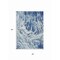 Homeroots 5' X 8' Navy Blue And Ivory Abstract Washable Indoor Outdoor Area Rug 614294 - alternate 6