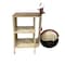Homeroots Rustic Red And Vanilla Scooter Cabinet 388275 - alternate 5