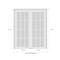 Sartodoors Solid French Double Doors Frosted Glass Grey 64x96 (2* 32x96) Solid Core Modern Interior QUADRO4088DD-NEB-6496 - alternate 4