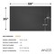 Anzzi 59 in. x 35 in. Barrier-Free Curbless Shower Base in Black with Reversible Drain and ADA Compliant SB-AZ508RL-BL - alternate 7