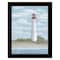 Homeroots Cape May Light Black Framed Print Wall Art 529953 - alternate 2