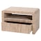 Bali & Pari Hannah Bohemian Woven Grasscloth 1-Drawer Nightstand 255-14047-ZORO - alternate 3