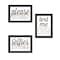 Homeroots Set Of Three Toilet Humor Black Framed Print Wall Art, 3PK 408221 - alternate 1