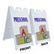 Signmission Preschool, A-Frame & 2 Decals Installed, Heavy-Duty Plastic Frame SBHD-D-2436-Preschool - alternate 4
