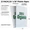 Signmission Organic, Plastic Signs Only 24 Inch x 36 Inch, Corrugated Plastic, 2PK CSB-2436-2PACK-Organic - alternate 2