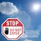 Signmission Stop Do Not Enter, 6 inch X 6 inch, Plastic Sign, 2PK OC-P-2PACK-6-46 - alternate 4