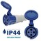 Walther-Werke Pin and Sleeve Connector, 60A, 3Ã¸ 250 or 230, 3 Phase, 3 Pole, NEMA Not Rated 361409 - alternate 8