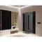 Vdomdoors Front Exterior Prehung Steel Door Ronex0130 Grey 2 Sidelight Exterior Windows Sidelites Entry Metal RONEX0130EXD-GRE-W16+36+16 X H80-LH-I - alternate 4