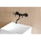 Kingston Brass Double-Handle Wall Mount Bathroom Faucet, Matte Black KS2110BEX - alternate 5