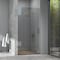 Fab Glass And Mirror Single Swing Glass Shower Door Ravello Series 30in x72in with Brushed Nickel Finish - 3/8in Tempere SHRO30X72BN - alternate 6