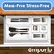 Emporiokitchen Drawer Organizer Set, 37 Pieces, Stackable Bins for Makeup, Kitchen, Office, Includes Various Sizes EMPORGN37 - alternate 4