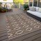 Homeroots 8' X 10' Brown And Beige Geometric Washable Indoor Outdoor Area Rug 599613 - alternate 4