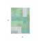 Homeroots 5' X 8' Sage Mint Green Teal Blue And Ivory Geometric Washable Indoor Outdoor Area Rug 612383 - alternate 7