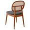 Leisuremod Holbeck Dining Chair with Upholstered Leather Seat and Beech Wood Legs, Grey, 4PK HC18GR4 - alternate 8