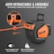 Vevor Retractable Air Hose Reel 3/8 IN x 50 FT Hybrid Enclosed Air Hose 300 PSI NWA-D15 - alternate 3