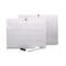 Flipside 9 x 12 Two Sided Red & Blue Ruled/Dry Erase with attached marker Class Pack 12 19134 - alternate 6
