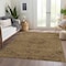 Homeroots 8' X 10' Brown And Tan Floral Washable Indoor Outdoor Area Rug 604207 - alternate 5