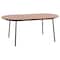 Leisuremod 82.7 in W, 29.5 in L, Manufactured Wood/Steel/PU Leather, Walnut/Light Brown TT84-CWN18-LBR - alternate 5
