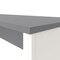 Bestar L Shaped Desk L-Shape Workstation, 82.9" D X 30.4" H, 71.1" W X Melamine, Slate/Sandstone 93862-59 - alternate 3