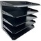 Huron Horizontal Slots Desk Organizer HURHASZ0161 - alternate 2