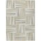 Homeroots 3' X 5' Ivory Beige And Gray Geometric Washable Indoor Outdoor Area Rug 598268 - alternate 3