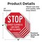 Signmission Stop Street Clothes & Lab Coats Not, 4 inch X 4 inch, Vinyl Decal, 5PK OC-D-5PACK-4-182 - alternate 3