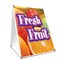 Signmission Fresh Fruit, 36 Inch x 24 Inch A-frame Yard Sign, Plastic Sign SBC-2436-Fresh Fruit - alternate 1