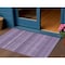 Homeroots 3' X 5' Lavender And Purple Striped Washable Indoor Outdoor Area Rug 610600 - alternate 1