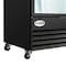 Koolmore 53 in. 42 cu. ft. Commercial Indoor Two Glass-Door Ice Merchandiser Freezer in Black KM-IM53-2GD - alternate 5