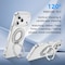 Alpha Digital iPhone 17 PRO Case w/ Magnetic Ring Stand- Full Protection, Soft Flex -360 shockproof IP17PR-CLEAR - alternate 5