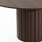 Homeroots 60" Brown Wood Pedestal Base Round Top Dining Table 720652 - alternate 4