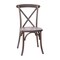 Flash Furniture Advantage Dark Driftwood X-Back Chair X-BACK-BURDRIFT - alternate 8